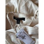 Banana Republic Dress Women Ivory Midi Button Front Size 18 Old Money Yacht Photo 10