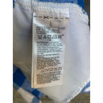 Old Navy  Wrap Dress Gingham Blue White Cottagecore Preppy Summer Picnic Coastal Photo 6