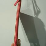 POLO RALPH‎ LAUREN PINK LEATHER ZIP CLOSURE WRISTLET POUCH BAG 8x5” I Photo 2