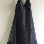 David's Bridal F11876 Halter Satin Dress Photo 0