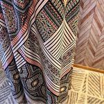 London Times Multicolor Medallion Halter Pleated Maxi Dress Size 8 Photo 4