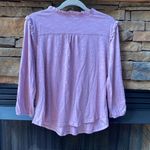 Stitch Fix Beacon Apparel  Medium cotton modal smocked ruffle v-neck top Photo 4