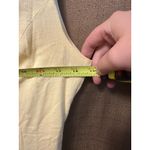 Peppermayo NWT  Born For Bordeaux Linen Blend Vest Lemon Yellow Size 6 Photo 5