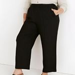 Madewell Womens Linen Blend Breezewoven Pull On High Rise Straight Pants Size 1X Photo 0