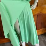 Vintage 70s Green Sleeveless Blouson Dress St Patrick’s Day XS/S Photo 5