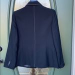 Apostrophe  Black blazer with white stitching detail, Size 10 Photo 1