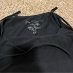 One Step Up Black Spaghetti Strap  Tank Top Photo 5