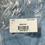 Area Stars New Ribbed Knit Flare Leg Full Length Pull On Pants Blue Size Small Photo 17