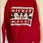 Disney Authentic Vintage Red XL Jerry Leigh  Mickey Mouse Unlimited Sweater Photo 1