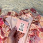 SHOWPO Liadi Playsuit Longsleeve Plunge Playsuit In Soft Floral Pink Size 2 Photo 8