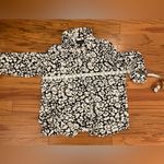 Fortune + Ivy - Chic Monochrome Floral Women's Blouse Size XL Photo 3