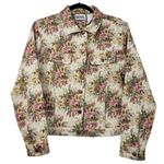 Bill Blass Cottagecore  Roses Floral Tapestry jacket coat Photo 4