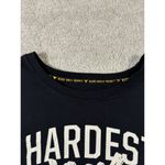 Under Armour Project Rock Tee Women Large Black Hardest Worker In The Room EUC Photo 3