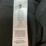 7 For All Mankind Black Faux Leather High Rise Flat Front Bootcut Pants Size 25 Photo 4