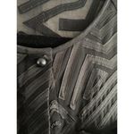 Eleven Paris  Women's 34 Black Sheer Geometric Sleeveless Tunic Blouse Grunge Hip Photo 3