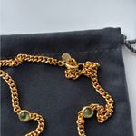 NWOT Julie Vos Gold Necklace with Green Gemstones Photo 1