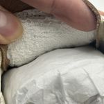 DOLCE VITA Zina Leather Sneaker Women's Size 7.5 White/Gold White Photo 8