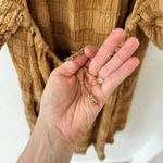 Free People Bask in the Sun Tunic Babydoll Textures Open Back Dress XS Photo 6