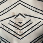 Buffbunny Collection Buffbunny Graphic Striped Leggings Size Medium White Black Photo 3