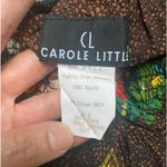 carole little Vintage layered jungle print floral full maxi skirt, size 6 Photo 6