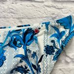 Red Carter  Hipster Bikini Bottoms Azul Blue White Floral Size L New Photo 6