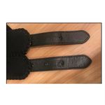 Bebe Vintage Black Leather Belt (Measurements Included) Photo 4