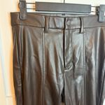 Gap Nwt  Brown Faux Leather Straight Ankle Pants Photo 5