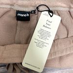 Mono B Mushroom Tan Soft Cloud Pull On Joggers Pants Knit Pockets NWT Medium Photo 7