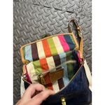 Coach  Legacy Willy Colorblock‎ Blue White Leather 70th Anniversary Crossbody Bag Photo 6