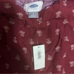 Old Navy  Women's Dress‎ L Maroon And White Photo 1