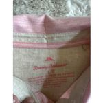 Tommy Bahama  Polo Shirt Womens Large M‎ Pink Lightweight Costa Vera Logo Photo 3