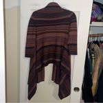 Peruvian Connection  100% Pima Cotton Shawl Open Cardigan Sweater Photo 3