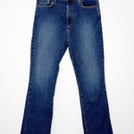 Favorite Daughter Valentina Boot Jeans Size 31 Super High Rise Mini Bootcut Blue Photo 0