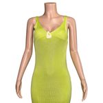 BAOBAB Grace Knit Maxi Dress, Limoncello, Medium Green Photo 8