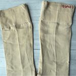 Gucci Embroidered Loved Cream Wool/Silk High Waist Wide Leg Trousers IT 38/US 2 Photo 5