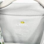 KASTEL Womens Secret Garden Floral 1/4 Zip Long Sleeve Golf Tennis Top Size 1X Blue Photo 5