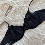 SKIMS  Fits Everybody Lace Underwire Bra Onyx Size 36D Photo 8