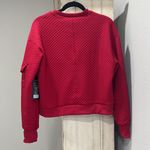 NWT Cali Sport Red Quilted Sport Pullover Photo 1