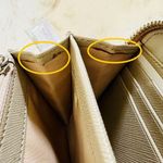 Coach Darcy Sand Bow Accordion Zip Continental Wallet Photo 9