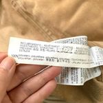 ZARA FAUX LEATHER MINI PINAFORE DRESS in Beige Photo 11