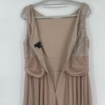 Jessica Howard Lace Chiffon Party Dress Sz 16 Romantic Wedding Formal Glitter Photo 3