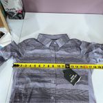 Rei Co-op NWT REI Women's Sahara L/S Pattern Shirt TEXTURED STRIPE LAVENDER AURA XS Photo 6