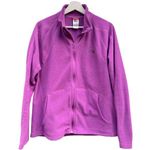 The North Face Full Zip Up Fleece Long Sleeve Purple Size XL Athleisure Photo 0
