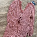 Abercrombie & Fitch Abercrombie romper long sleeve rust brown ditsy floral western small new NWT Photo 5