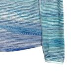 Nike Dri-Fit Blue Striped Long Sleeve Base Layer Running Pullover Top Photo 9