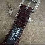 Brighton Onyx brown leather golfer belt Size 34 Photo 5