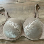 Soma  Stunning Support Full Coverage Balconette Lace Bra Underwire 36DD Beige Photo 0
