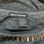 DKNY  Charcoal Tee with Metallic Detailing Photo 6