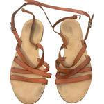 J.Crew  Women's Size‎ 10 Deseree Leather Gladiator Wrap Sandals Photo 0