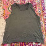 Lululemon Cropped Army Green  Tank Photo 0